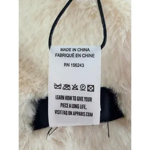 NWT Apparis Vegan Faux Fur Pull-Through Scarf Ivory White Cream OS Cozy Soft #2 thumbnail 6