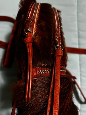 Trinity Ranch Montana West Hair-On Cowhide Backpack Purse + Card Holder RARE thumbnail 4