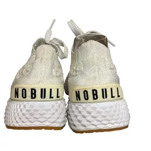 Nobull White Knit Running Shoes Size 7.5 Womens Lightweight Breathable Athletic thumbnail 5