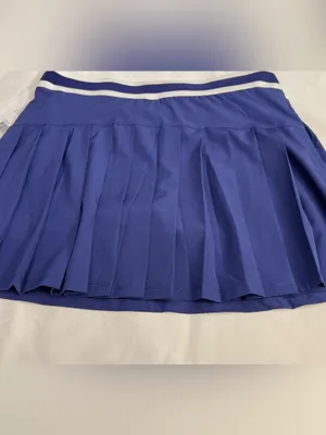 Marika Royal Blue Circle Skirt with White Waistband thumbnail 12
