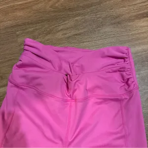 Free People Women's Cross Over Waisted‎ Pink Leggings Size MediumY2k girlie thumbnail 4