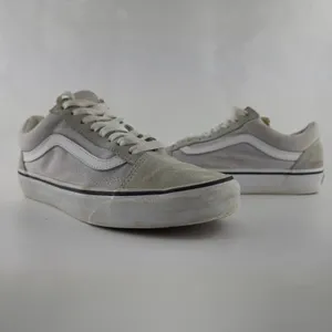 Vans Old Skool Shoes Mens 7.5 Womens 9 Gray/White Skateboard Sneakers‎ thumbnail 4