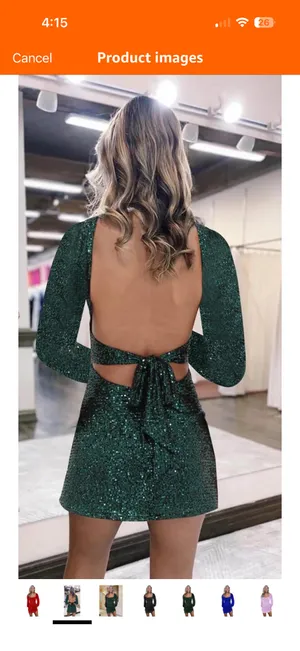 Red Semi Formal Dress thumbnail 2