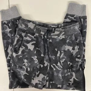 Size S Small Womens Nike Tech Fleece AOP Grey Camo Sweatpants 695344-091 thumbnail 1