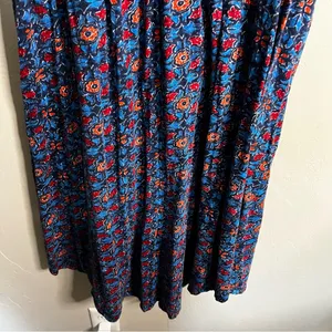 Lucky Brand Bohemian Floral Embroidered Aztec‎ Strappy MIDI Dress thumbnail 4