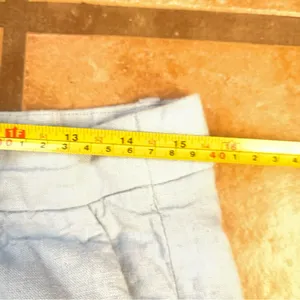 Abercrombie & Fitch Curve Love Sky Blue Wide Leg Trousers size 8 thumbnail 4