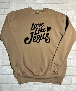 Love Like Jesus Crewneck Sweatshirt thumbnail 1