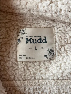 Vintage Y2K Mudd Faux Fur Sherpa McBling Jacket size large thumbnail 6