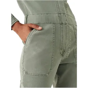Faherty Overland Twill Utility Jumpsuit Olive‎ Green Straight Leg Size XS $289 thumbnail 4
