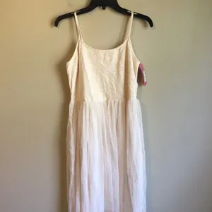 NWT Xhilaration‎ large cream dress thumbnail 2