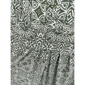 Banana Republic Green White Striped‎ Halter Maxi Dress Women's Size X-Small XS thumbnail 5
