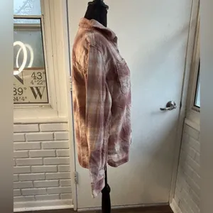 Carhartt Rugged Flex Loose Fit pink medium Flannel‎ thumbnail 4