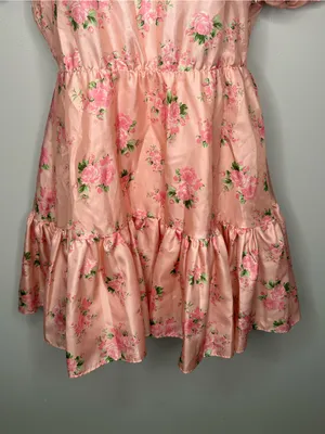 LoveShackFancy x Target Floral Mini Dress Size 6 thumbnail 6