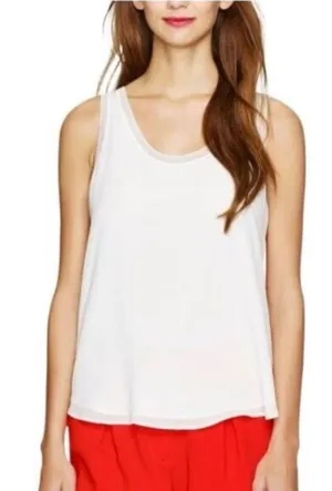Aritzia Babaton Liev 100% Silk Tank in White thumbnail 1