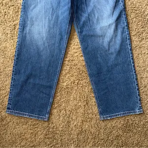Women’s American Eagle Baggy Straight Jeans Size 14 Long thumbnail 3