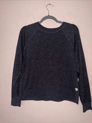 Vuori Halo dark gray crewneck long sleeve thumbnail 2