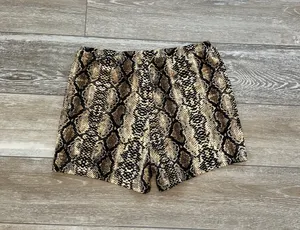 Shein Sz XL Snakeskin Print Pull On Shorts Adorable! thumbnail 5