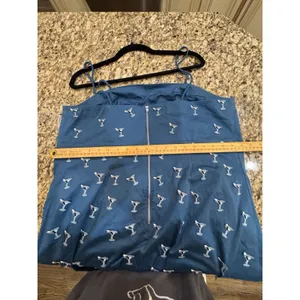 NWT Anthropologie Maeve Brynne spaghetti strap mini dress Martini glass Size 18W thumbnail 15