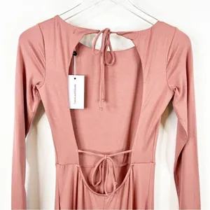 NWT Lovers + Friends Oaklee Bodycon Dress Women's‎ Size S Pink Barbiecore thumbnail 6