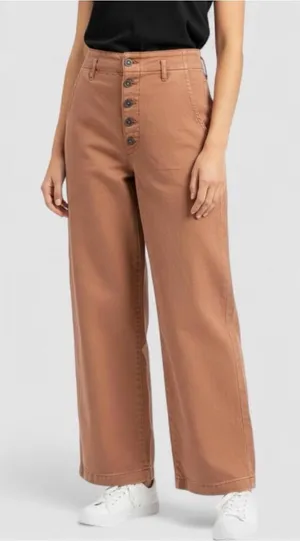 Anthropologie Pilcro & Letterpress Terra Cotta Pant Women 27 thumbnail 1