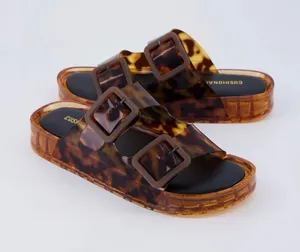 CUSHIONAIRE Pool Jelly Slide Sandals thumbnail 1