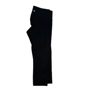 Lululemon Wunder Under Size 8 Black Luon Crop Cropped - Some Pilling, See Photos thumbnail 3