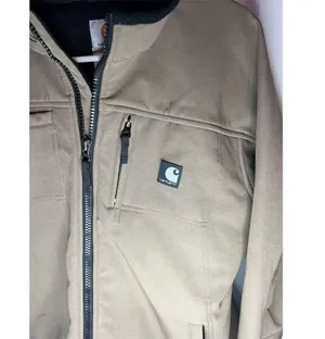 Carhartt Women's XL Brown Soft Shell Jacket Fleece Lined Casual Workwear thumbnail 2