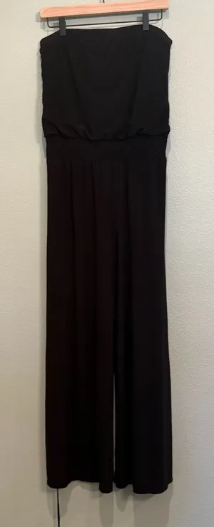 white house black market whbm strapless jumpsuit size medium M thumbnail 1