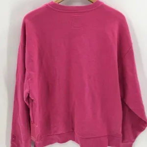 Vans x Barbie Rene Hot Pink Oversized Long Sleeve Crew Sweatshirt Large NEW thumbnail 5