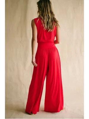 Free People Free-est Royale One-Piece Size L NWT Red Scarlet thumbnail 3
