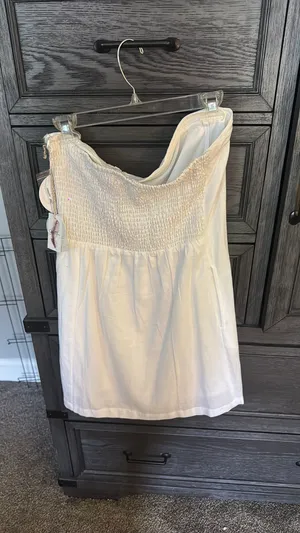 Strapless dress White Size M thumbnail 2