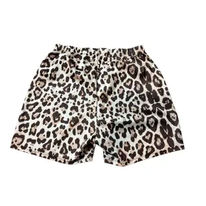 Women's Brown Animal Print Shorts thumbnail 3