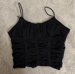 Princess Polly Mesh Black Tank thumbnail 1