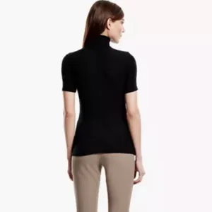 Theory black turtleneck top NEW thumbnail 6