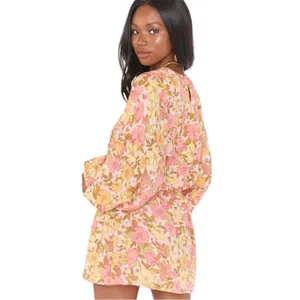 Show Me Your Mumu Larissa Dress In Pretty Poppy thumbnail 3