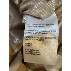 Calvin Klein Water Resistant A-Line Trench Coat Tan Size Small Hooded thumbnail 12