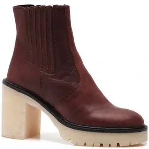 Free People James Chelsea Lug Sole Boot in Cherry Chocolate Sz 10 NWOT thumbnail 3