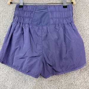 FP Movement The Way Home Short Size XS Purple High Rise Smocked Running Athletic thumbnail 2