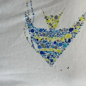 Karen Scott Rhinestone fish tank top thumbnail 2