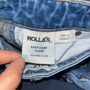 Rolla's Eastcoast Flare Jeans High Rise Wide Leg Blue 25‎ thumbnail 9
