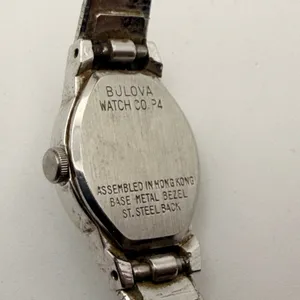 Vintage Bulova Ladies' Quartz Watch - 1984 Classic Working New Battery thumbnail 4