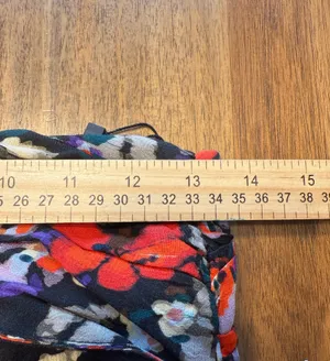NWT Zara Floral All Over Print Ruched Mini Skirt Size Small thumbnail 5
