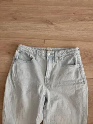 Madewell Curvy Perfect Light Wash Jeans thumbnail 3