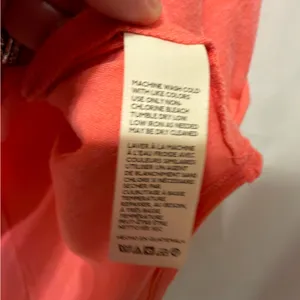 We The Free NWOT Free People Just Chill Slouchy Draping Top Size Large, Tangerine thumbnail 6