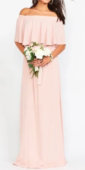 NWOT SHOW ME YOUR MUMU SMYM Hacienda Maxi Dress Dusty Blush XXL thumbnail 1
