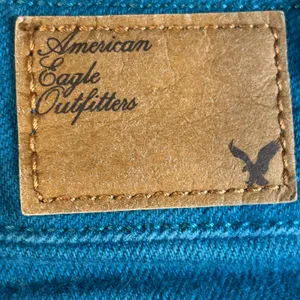 American Eagle Outfitters Skinny Jeans Teal‎ Blue Stretch Women 00 thumbnail 7