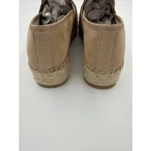 Circus by Sam Edelman Christina Slip‎ On Platform Espadrilles Brown Suede 9.5 thumbnail 4