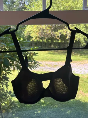 NWT Skims Weightless Demi Bra In onyx Black size 32 D thumbnail 2