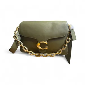 Coach BNWT TABBY Olive Green Leather Shoulder Bag thumbnail 3