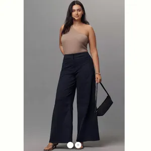 Anthropologie Maeve Scallop Wide-Leg Pants thumbnail 6